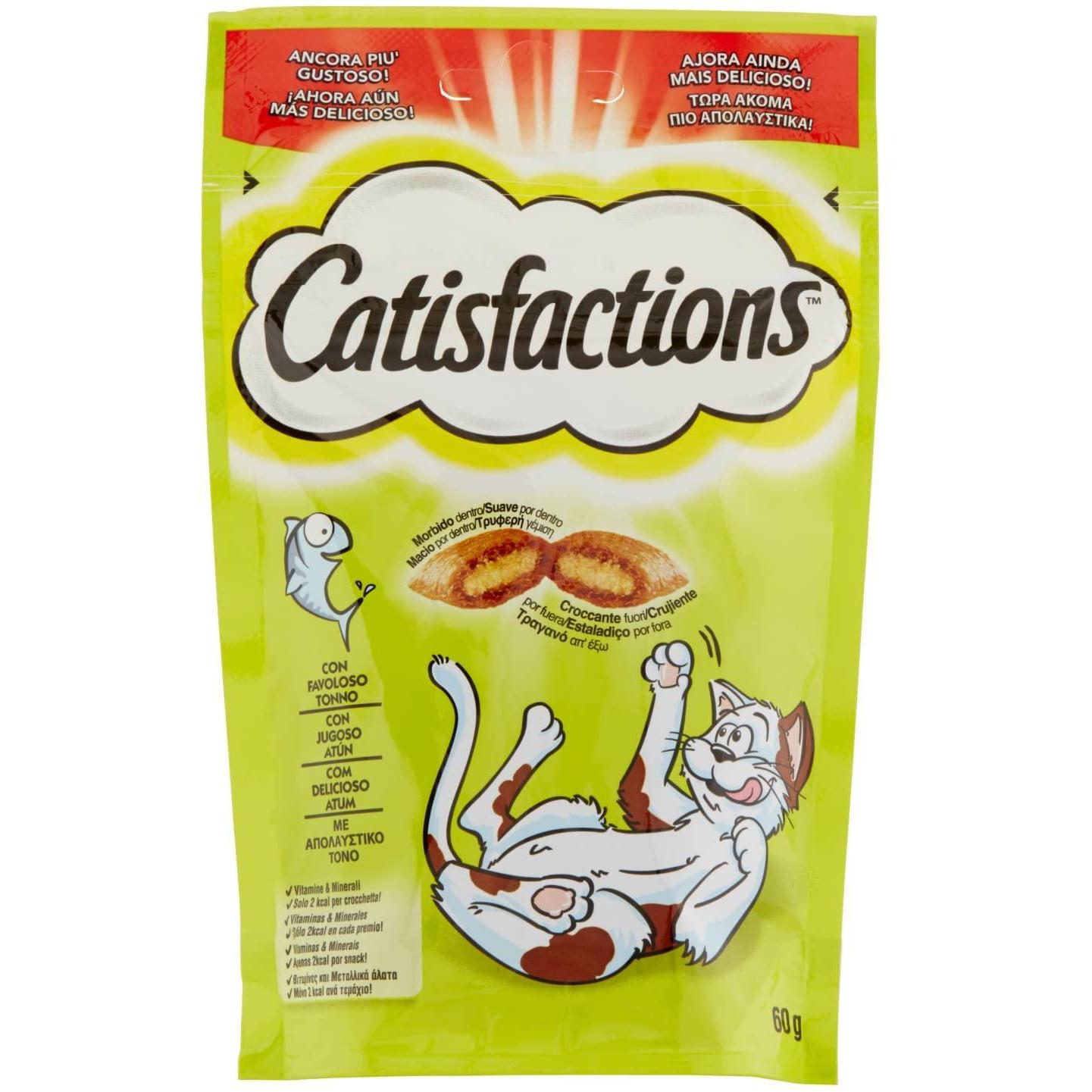 3x Catisfactions con Tonno 60gr 3x Catisfactions con Tonno 60gr